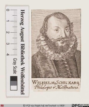 Bildnis Wilhelm Schickhardt (Schickard)