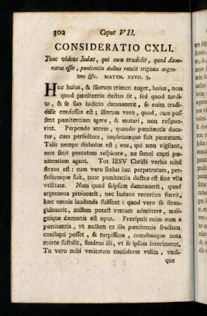 302-313, Consideratio CXLI - CXLIV