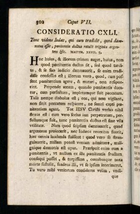 302-313, Consideratio CXLI - CXLIV