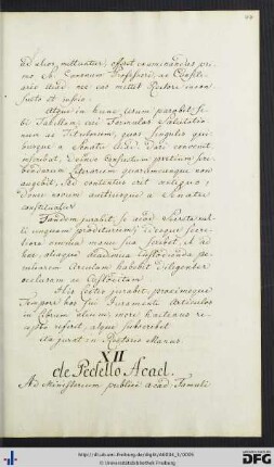 [fol. 47] De pedello academico