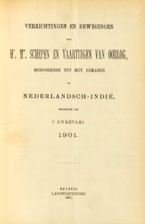 1e kwartaal 1901