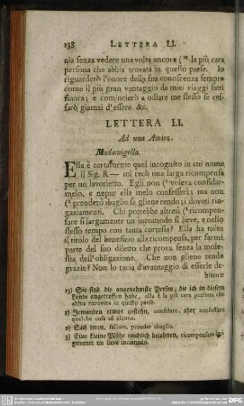 Lettera LI. Ad una Amica