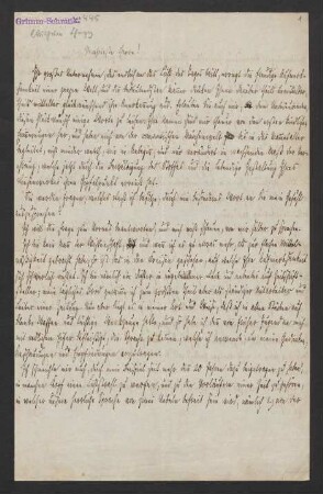 Brief an Jacob Grimm und Wilhelm Grimm : 13.06.1852