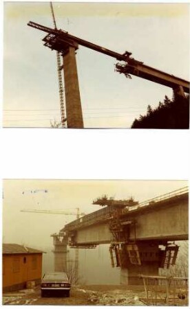Kochertalbrücke, km 679,942 - 681,070 Gebaut Oktober 1976 - 15.Oktober 1979. Freivorbau