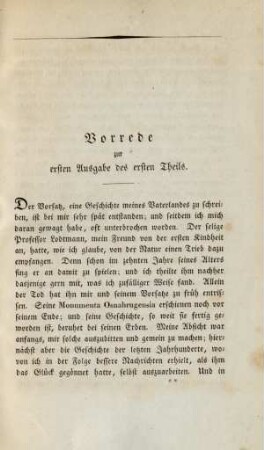 Vorrede zur ersten Ausgabe des ersten Theils