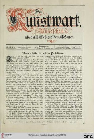 Unser litterarisches Publikum