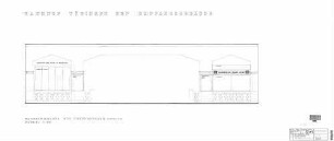 Tübingen Hbf: Wandabwicklung zur Treppenhalle (Vorhalle) Empfangsgeb.