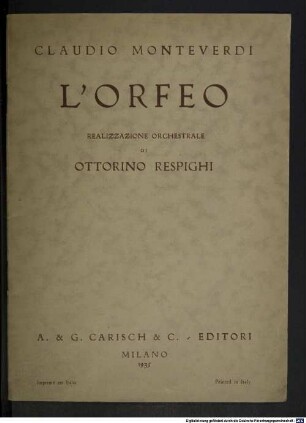 L' Orfeo