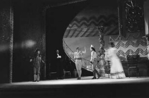 Szenenbilder aus der Oper "Der Barbier von Sevillia" an der Deutschen Oper in Berlin