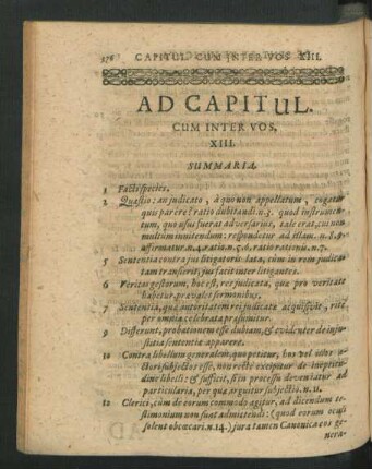 Ad Capitul. Cum Inter Vos. XIII.