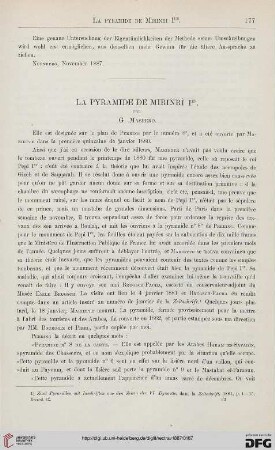 9: La pyramide de Mirinrî Ier, [1]