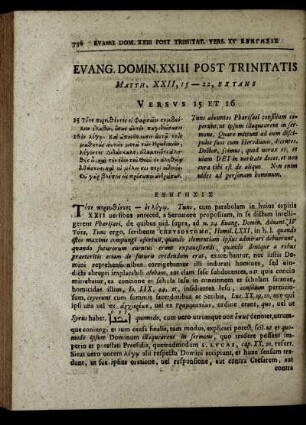 Evang. Domin. XXIII Post Trinitatis - Evang. Domin. XXV Post Trinitatis