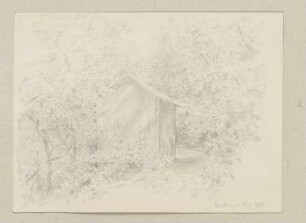 Holzhütte im Wald bei Eppstein