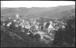 Glashütte. Blick auf Glashütte