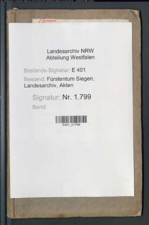 Angelegenheiten der Hüttengewerken zu Müsen, Allenbach und Dahlbruch