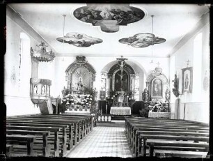 katholische Pfarrkirche innen nach Osten