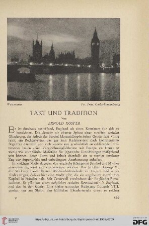 16: Takt und Tradition