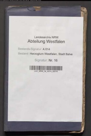Inventar des Nachlasses des Domvikars Bernhard Cormann und Taxation der Gegenstände