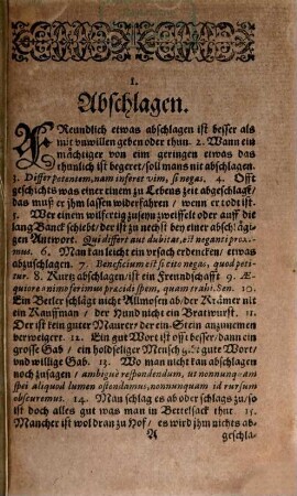 Florilegium Politicum : Darinn außerlesene Politische Sententz, Lehren, Reguln, und Sprüchwörter auß Theologis, Jurisconsultis ... und eygener erfahrung unter 286 Tituln ... in locos communes zusammen getragen = Politischer Blumengarten