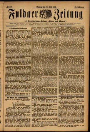 Ausgabe vom Montag, den 11. Mai 1896.