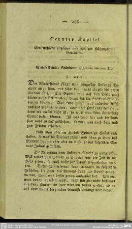 Neuntes Kapitel. Von mehrern nützlichen und nöthigen Küchengarten-Gewächsen