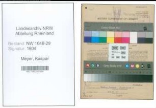Entnazifizierung Kaspar Meyer , geb. 05.05.1896 (Beamter)