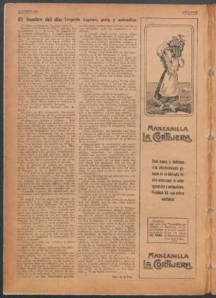 El hombre del día : Leopoldo Lugones, poeta y matemático