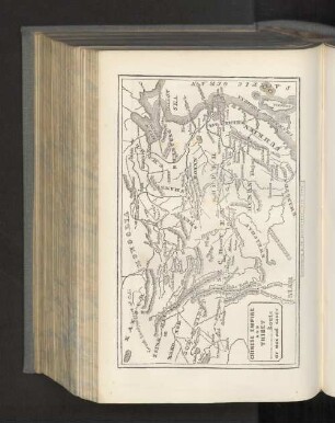 Chinese Empire and Thibet. Route of Huc and Cabet