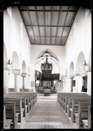 Martinskirche; Inneres nach Osten, nach der Restaurierung