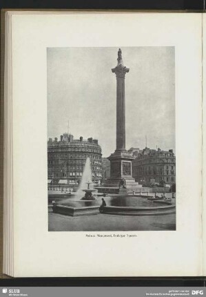 Nelson Monument, Trafalgar Square