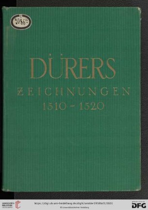 Band 3: Die Zeichnungen Albrecht Dürers: 1510-1520