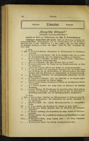 "Evangelische Pädagogik" : ("Christliche Erziehungswissenschaft") ; zugleich ein Wort zur Verständigung