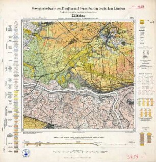 [3959] Züllichau, Geologische Karte von Preußen und benachbarten deutschen Ländern