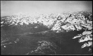 Luftbild der Cordillera Real
