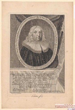 Paul Martin Alberti (d.Ä.); geb. 25. Februar 1640; gest. 17. Januar 1705
