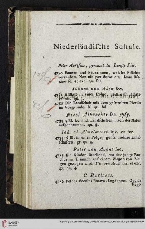 Niederländische Schule (Nr. 4780-5348)