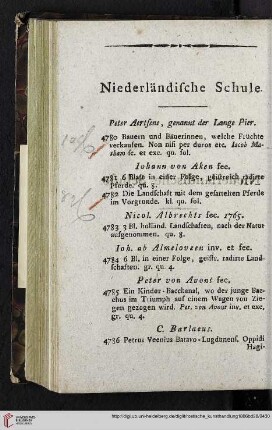 Niederländische Schule (Nr. 4780-5348)