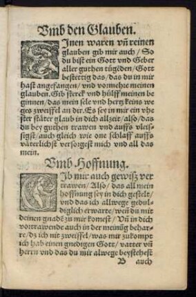 Umb Hoffnung.