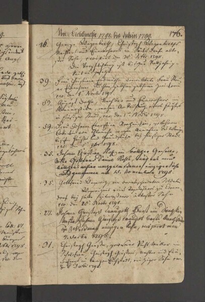 Bürgerbuch der Stadt Zeitz - 1701-1801