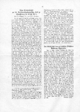 Zur Geschichte des märkischen Dichters Andreas Tharaeus