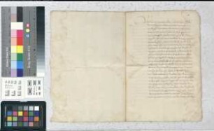 Hermann, Abt von Helmarshausen, bestimmt die Einzelheiten des Burgfriedens (Borchfrede) auf dem Krukenberg im Verhältnis zu dem darauf sitzenden Johann von Wintzingerode.