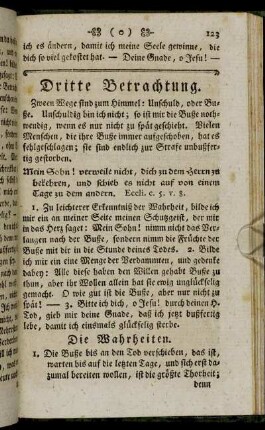 Dritte Betrachtung.