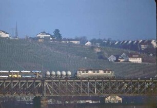 Stuttgart Münster König-Wilhelm-Viadukt Lok Baureihe 150 Güterzug Behälterwagen