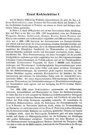 Ernst Kohlschütter †