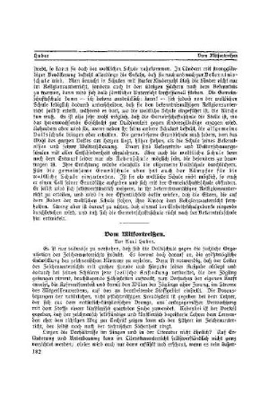 Vom Mitfortreißen