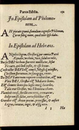 In Epistolam ad Hebraeos.