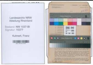 Entnazifizierung Franz Kuhnert , geb. 01.02.1891 (Schlosser)