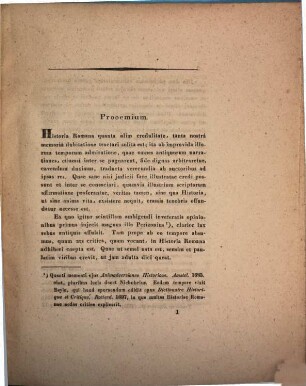 Plutarchus Livii studiosus : disputatio, 1. In Auditorio Philosophico die 7 Junii 1848