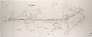 Gemeinde Hamm, Flur 23, Lageplan des Deichs