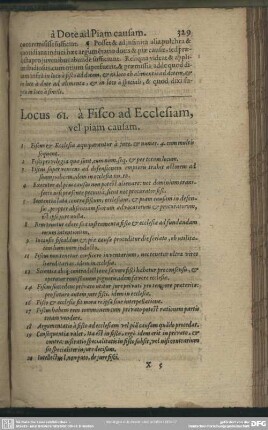 Locus 61. à Fisco ad Ecclesiam, vel piam causam